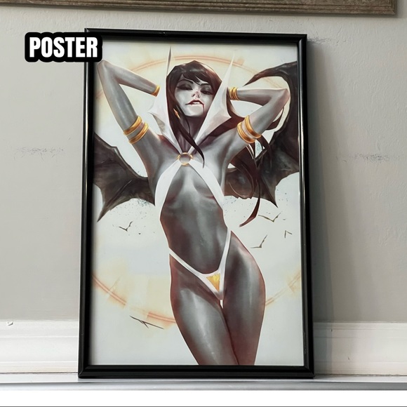 Vampirella Fantasy Art Pinup Girl Poster - Picture 1 of 1